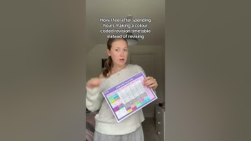 Lmk if you want the template to save you some time #gcse #gcses #revision #timetable #exams