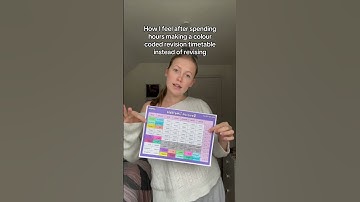 Lmk if you want the template to save you some time #gcse #gcses #revision #timetable #exams