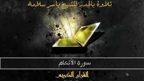 سورة الأنعام، حدر، ياسر سلامة، بدون اعلانات