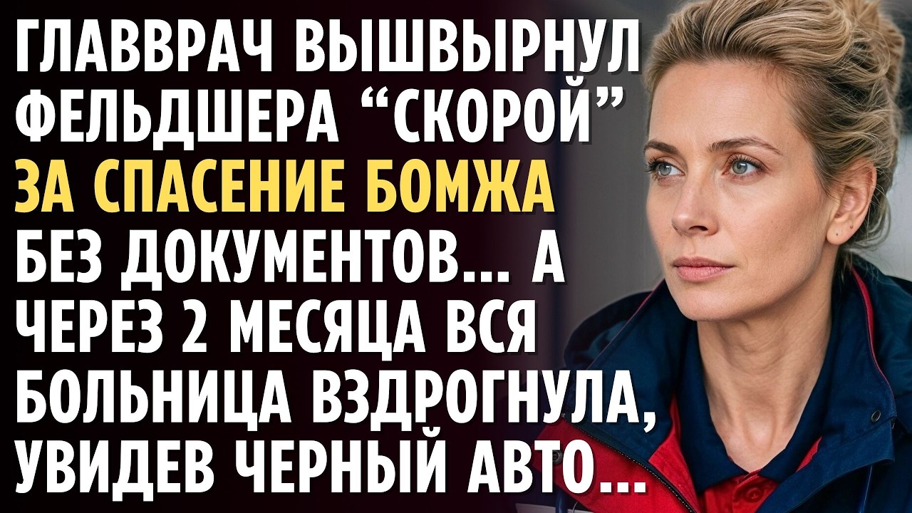 ГЛАВВРАЧ вышвырнул фельдшера СКОРОЙ за спасение БОМЖА без документов…А через 2 месяца все вздрогнули