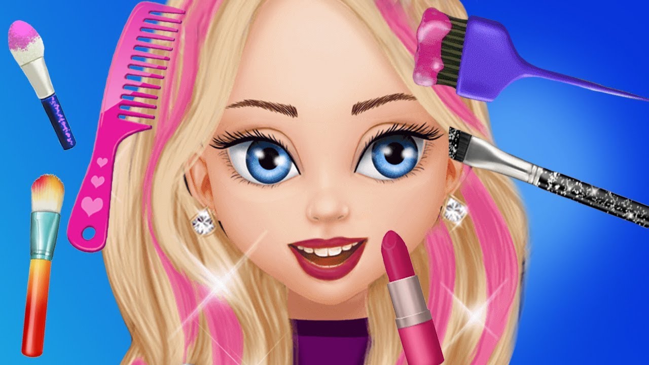 Super Star Girl Makeup Dress Up Fashion Awards Pet Care Makeover Kids Girls Fun Games Youtube