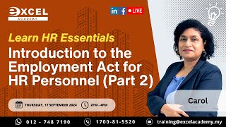 Download lagu Introduction to the Employment Act for HR Personnel Part 2 | NTW2024 | Learning Hour Ep 86