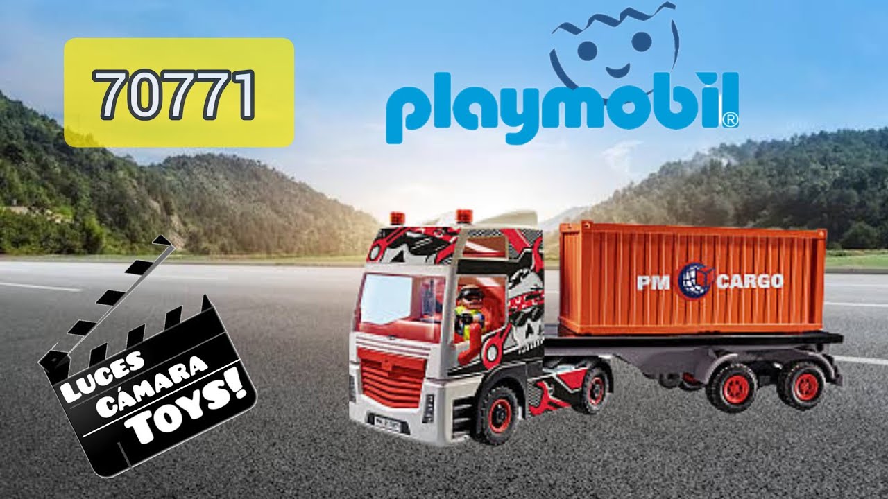 PLAYMOBIL 70771 Camion d transport - City Action - L cargo - contnur véhicul-70771 au millur prix