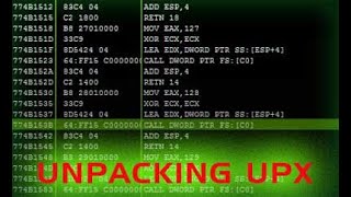 UPX Manual unpacking - From zero to hero!