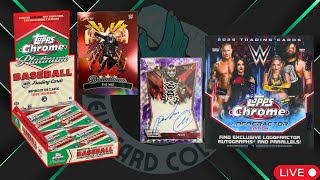 2026 TOPPS CHROME WWE LOGOFRACTOR |2025 Topps Chrome Platinum Baseball