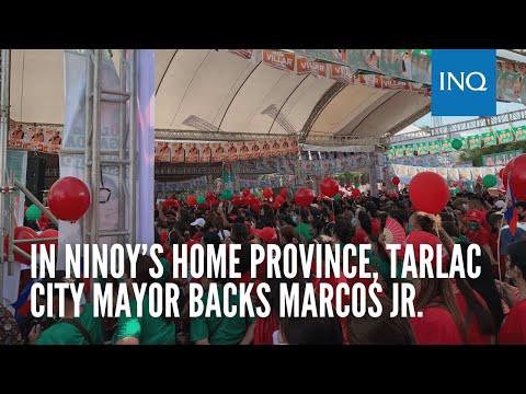 In Ninoy’s home province, Tarlac City mayor backs Marcos Jr.