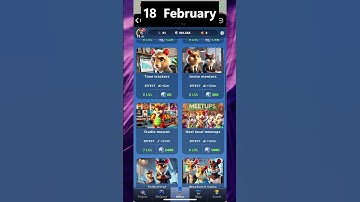 Hamster Kombat GameDev Heroes 18 Feb Daily Combo Cipher #airdrop #crypto