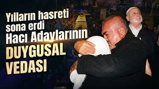 Hacı adayları kutsal topraklara uğurlandı