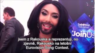 Conchita Wurst zdraví čtenáře ESCportalu!