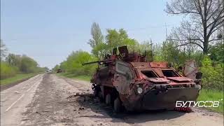 25 Russian military vehicles have been destroyed near Stariy Saltiv city