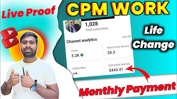 CPM WORK Trick | How To Increase YouTube Dollar ! Cpm Work ! Cpm Work On YouTube ! Best Cpm Trick
