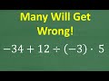 Understanding Order of Operations