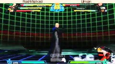 2-28-11 FlashMetroid (Viewtiful Joe/Tron/Morrigan) vs Lilman (Taskmaster/Storm/Wesker) 3 - MvC3