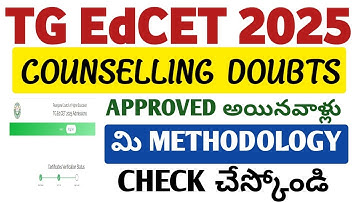 EdCET Counselling Process Doubts@StudentUpdates247