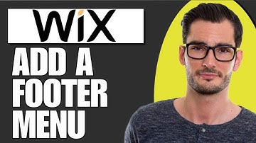 How To Add Footer Menu In Wix