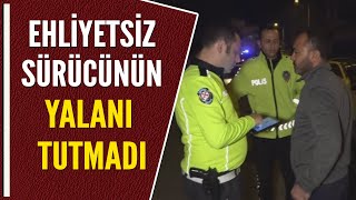 Ehli̇yetsi̇z Sürücünün Yalani Tutmadi