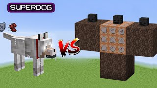 Wither Storm vs SuperDog. SuperCat. Butterfly golem  Minecraft Mob Battle