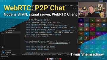 💬 WebRTC для создания P2P чата: Node.js STAN, сигнальный сервер, WebRTC чат клиента