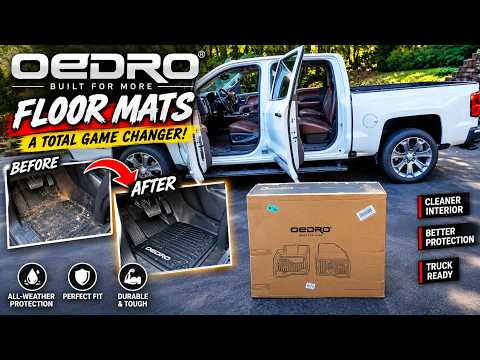 I Didn’t Expect Floor Mats to Change My Truck THIS Much…OEDRO Floor Mats