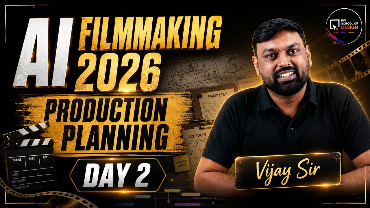 ⁣AI Film making 2026: Production Planning from Script to Shoot | Complete Guide | Day 2 | Vijay Sir