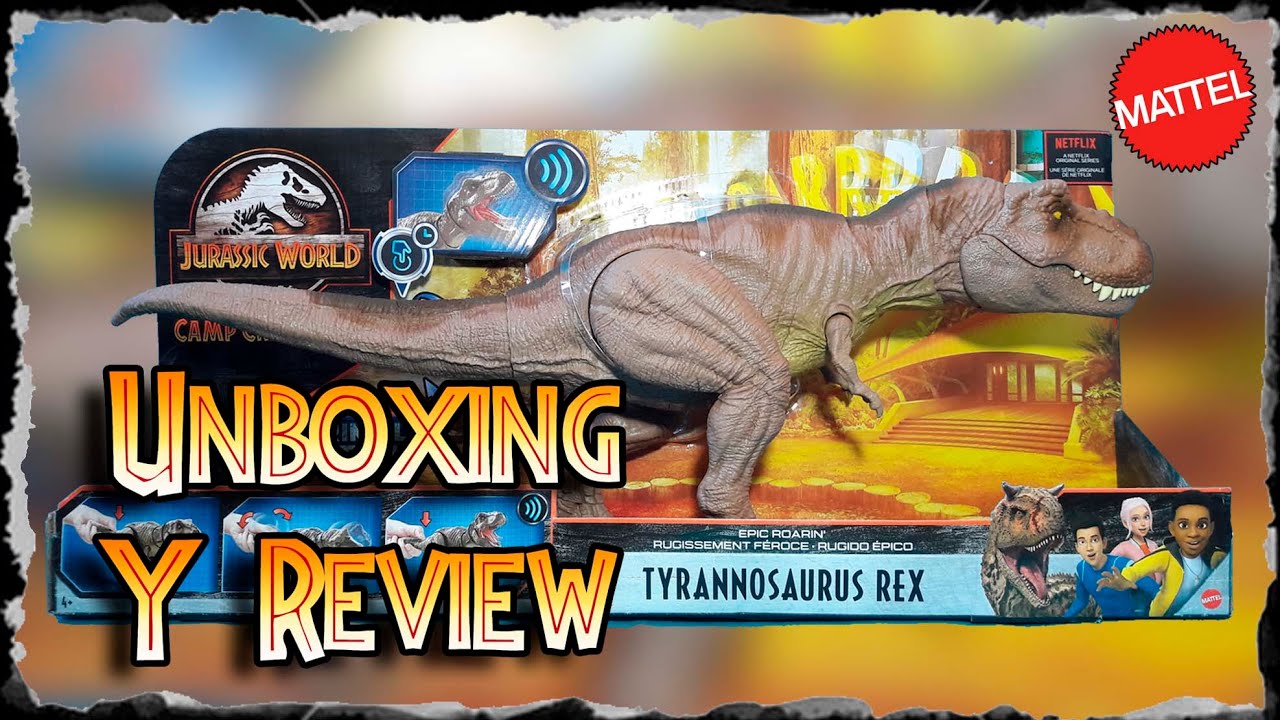 Jurassic World T-Rex Rugido Épico, Mattel