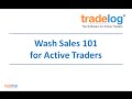 Wash Sales 101 for Active Traders