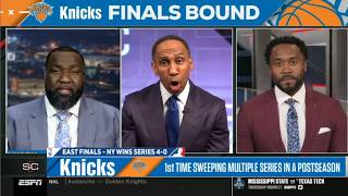 FULL ESPN SC | Stephen A. & Perk on Knicks reach Finals after sweep Cavs, Spurs or OKC: Who’s next?