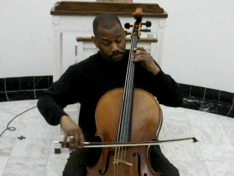 Tim Holley in Dillard Chapel, Bach Cello Suite #1 ...