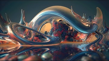 Zoom out High Resolution AI fractals - Midjourney V5 / Replicate