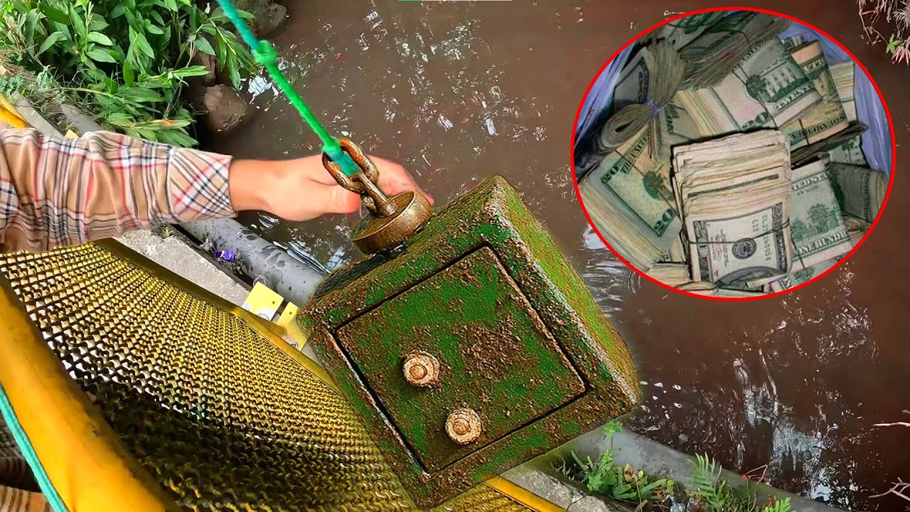 Man Was Amazed By What He Found In The River - Magnetic Fishing