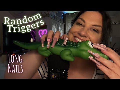 ASMR / Random Triggers *Long Nails*