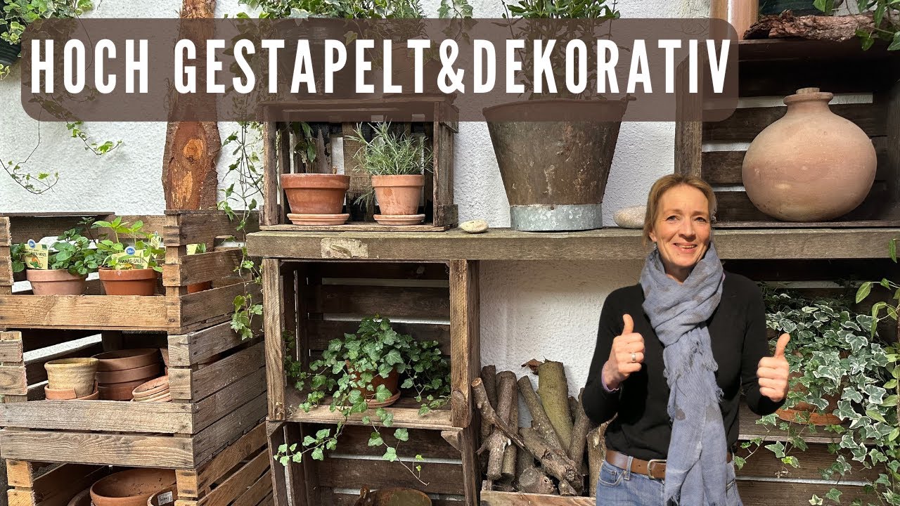 Hoch gestapelt & dekorativ 💚 Kreative Sommerdeko für deine Terrasse & Balkon 💚