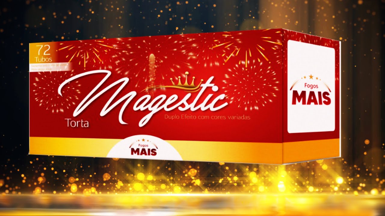 Torta Magestic - 72 tubos 1,5