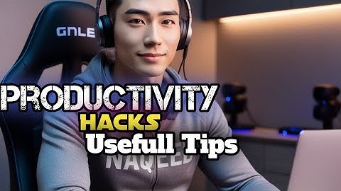 BOOST YOUR PRODUCTIVITY BY 500% WITH THESE 10 SIMPLE HACKS!