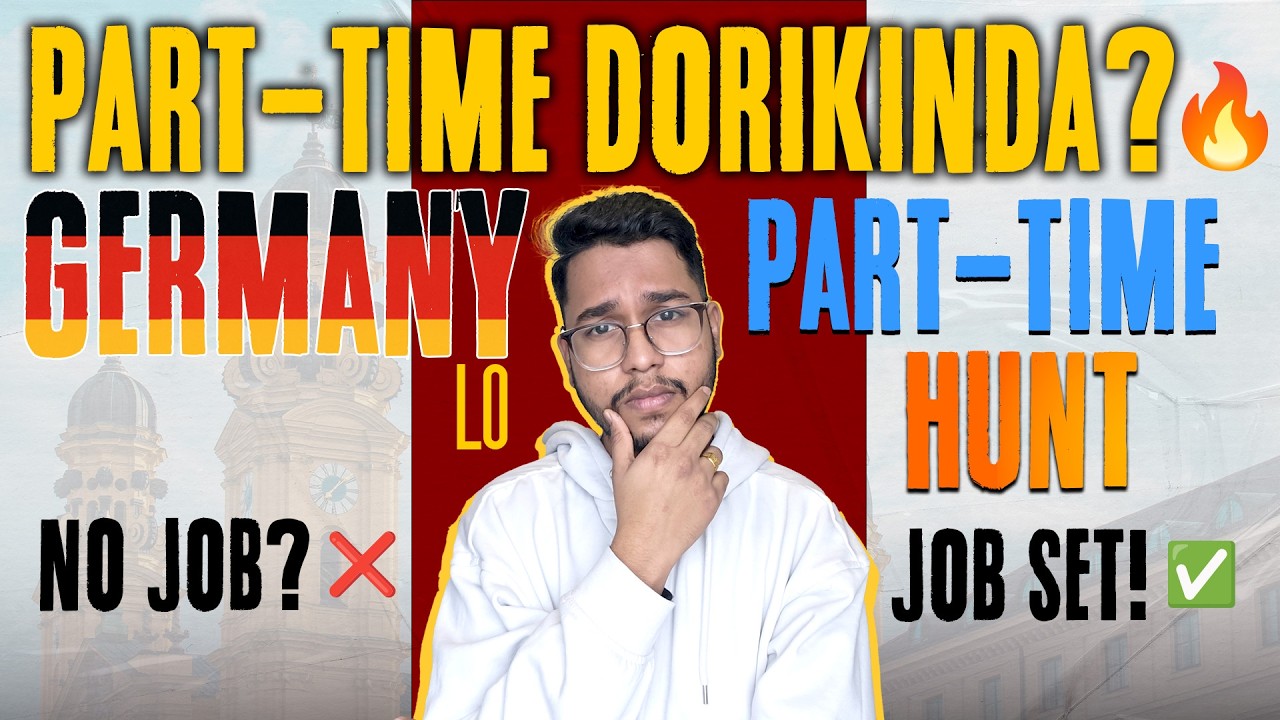 I got a Part-time Job in Germany in just 1 Day! 😱 (Live Proof) @sathwikpannati
