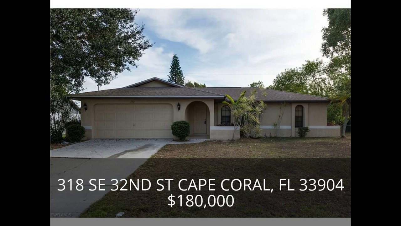 318 SE 32ND ST CAPE CORAL, FL 33904 Homes for Sale Cape Coral YouTube