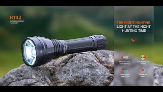 Fenix HT32 White / Red / Green Senter LED Hunting Flashlight Berburu