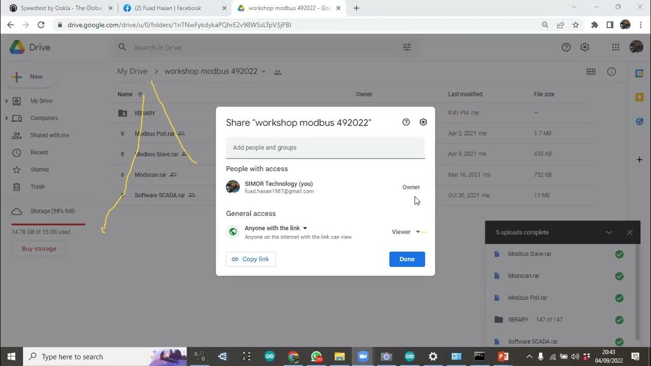 Modbus TCP on Arduino Mega/Uno - YouTube