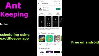 Antkeeping- Scheduling with ExotiKeeper App screenshot 1