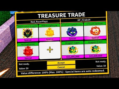 PERM DRAGON Trade For GALAXY KITSUNE + CRIMSON KITSUNE + 2 DRAGON EAST?! 👑🐉🔥