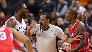 Patrick Patterson & Jamal Crawford Scuffle | Clippers vs Raptors | Jan 24, 2016 | NBA 2015-16 Season Details