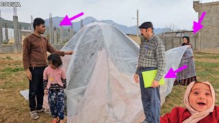 Nomadic Challenges Of Building A Hut A Mothers Effort To Bring Her Child Back Home First