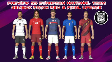UPDATE rev 2 FINAL GEMBOX PATCH 2020 PES (PS3) Preview 55 European national team [LINK]