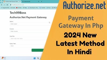 Authorize.net Payment Gateway Integration in PHP  2024