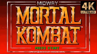 Mortal Kombat (1992) | Longplay - Full Playthrough | DOS 4K