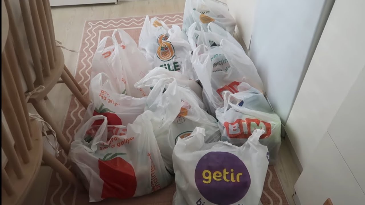 MARKET ALIŞVERİŞİ🛒3000 TL ALIŞVERİŞ🤷‍♀️GETİR👍FİLE👍MİGROS👍BİM👍NELER ALDIM NELER❓️