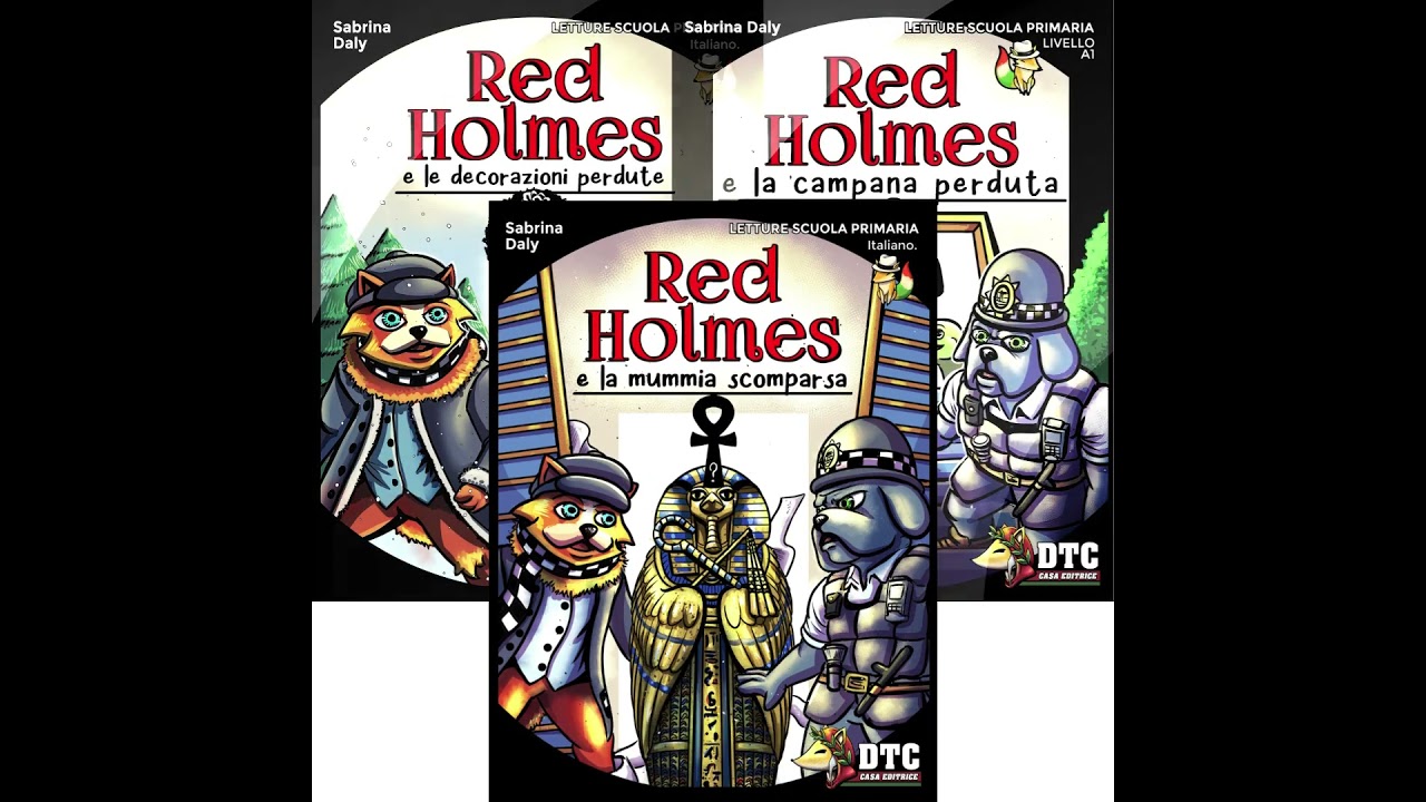 Collezione libri di Red Holmes gatto detective 