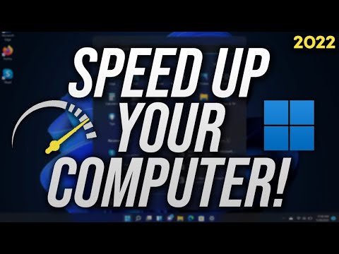Видео: How To Make Your Computer Faster And Speed Up Your Windows 11 PC in 2022!