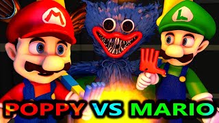 NEW Poppy Playtime VS MARIO & LUIGI Ft. Huggy Wuggy Minecraft Animation Monster Movie Story