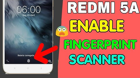 REDMI 5A ON DISPLAY FINGERPRINT SCANNER. HOW IT ENABLE ??